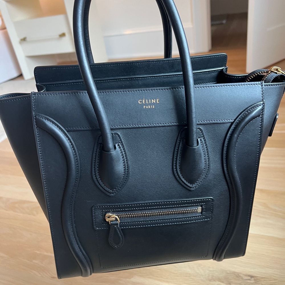 Celine micro Luggage tote black - Picture 15 of 15